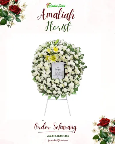 Krans Bunga Duka Cita di Kedaung
